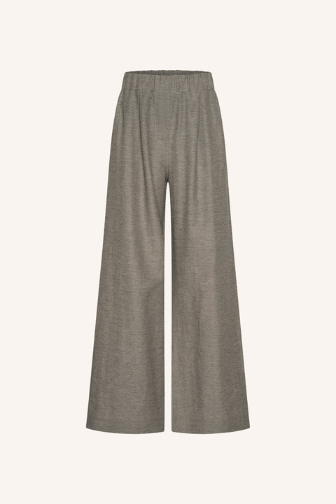 By Bar - Benji melange pants - 885 Charcoal melange