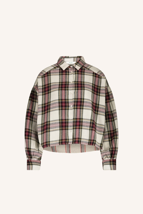 By Bar - Sarah short check blouse - 903 Tartan check