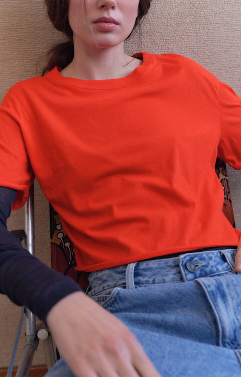 American Vintage - Apoly t-shirt - Strawberry