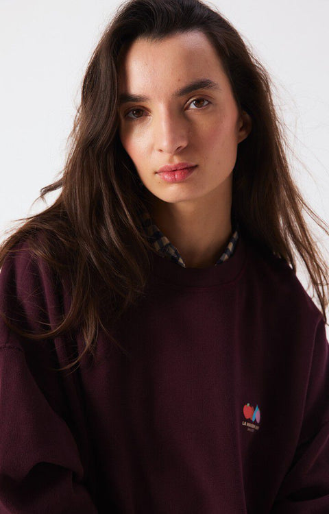American Vintage - Atubay sweat - Lie de vin / sweater
