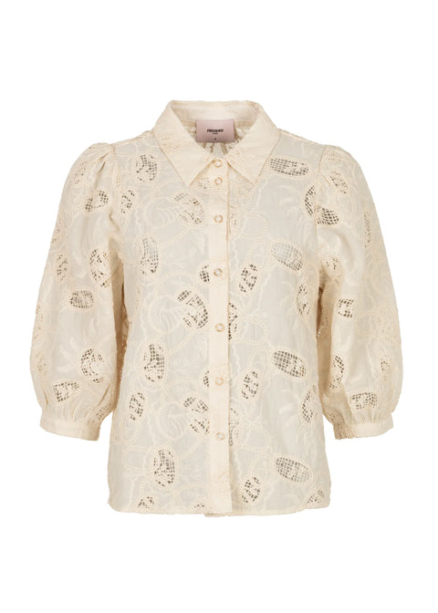 Freebird Icons - Baudine - Off white / blouse