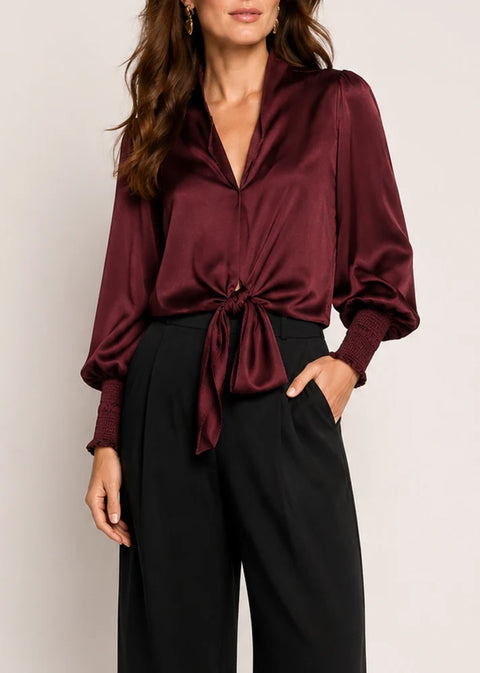 Freebird Icons - Britta - Burgundy / blouse