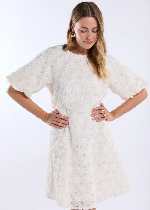 Freebird Icons - Dottie - Off white / jurk