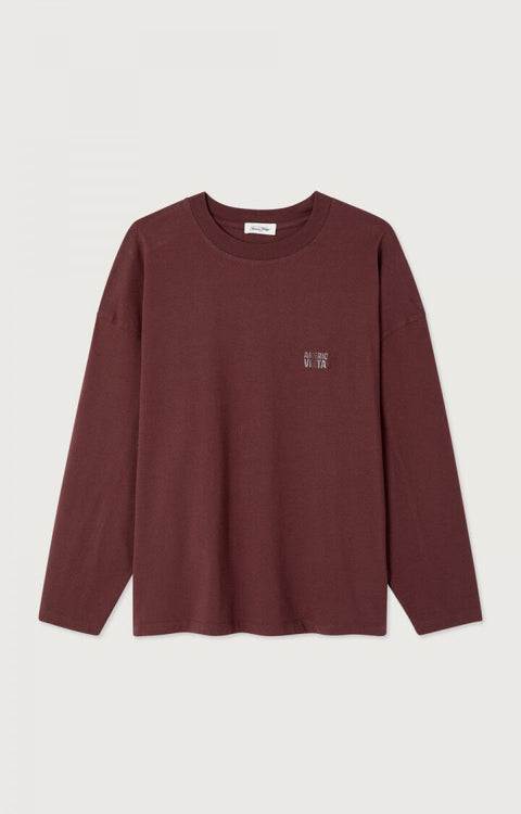 American Vintage - GIXY LONGSLEEVE - POURPRE