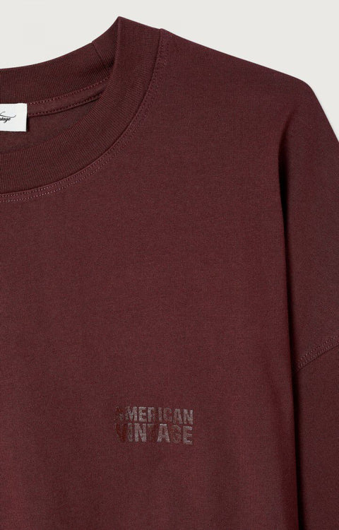 American Vintage - GIXY LONGSLEEVE - POURPRE