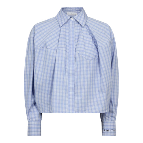 HAUTE L'AMITIÉ - HL10746 Sophie check - Pale blue
