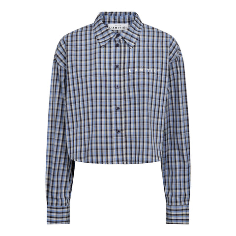 HAUTE L'AMITIÉ - HL10828 Isolde Check Shirt - Blue Check