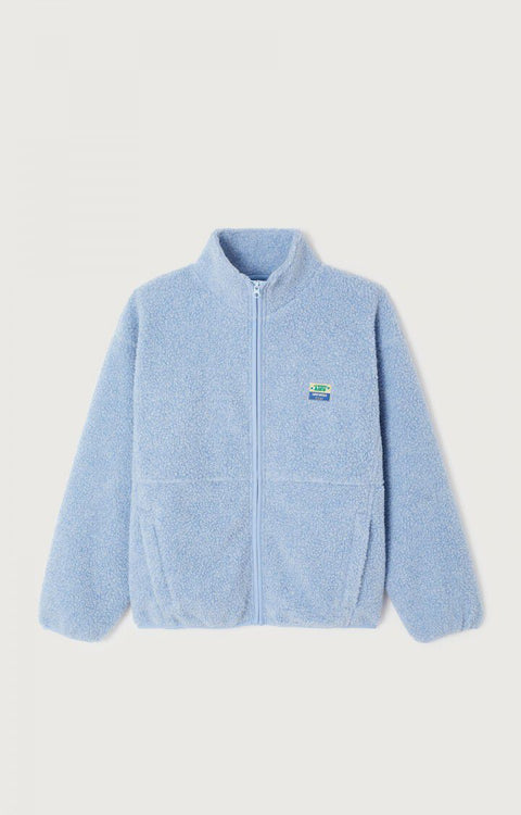 American Vintage - HOKTOWN VEST LONGSLEEVE - GIVRE CHINE