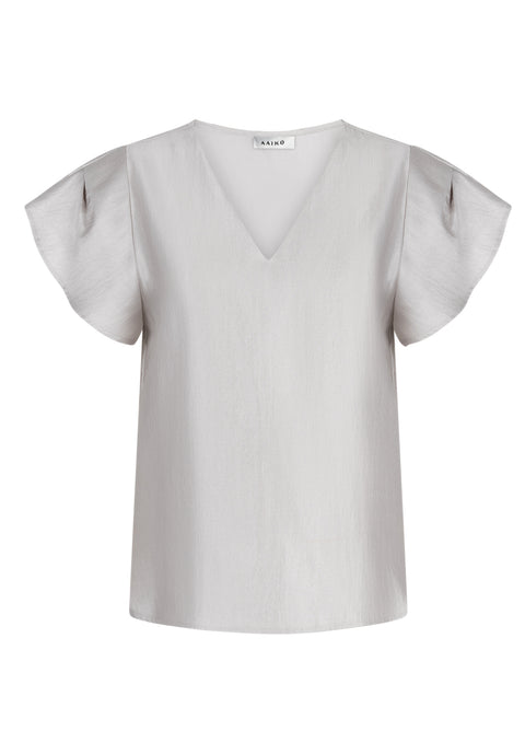 Aaiko - MINNY SHIMMERY VIS - 9 SILVER / top