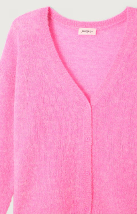 American Vintage - Vest Nuggy - Petunia fluo chine