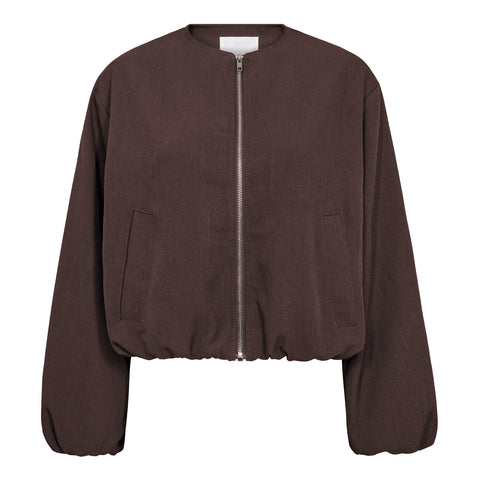 Co couture - 500438 LunaCC Balloon zip - 20003 Dark brown