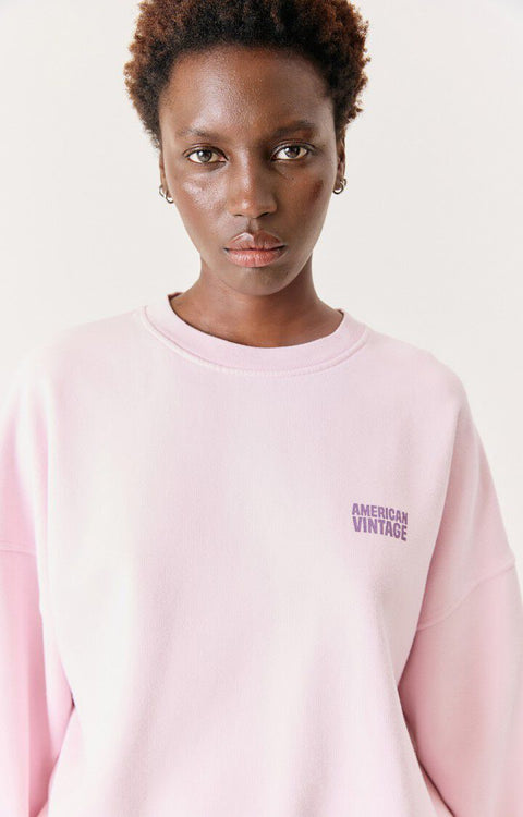 American Vintage - PLIZZY VINTAGE SWEATER - PETALE VINTAGE