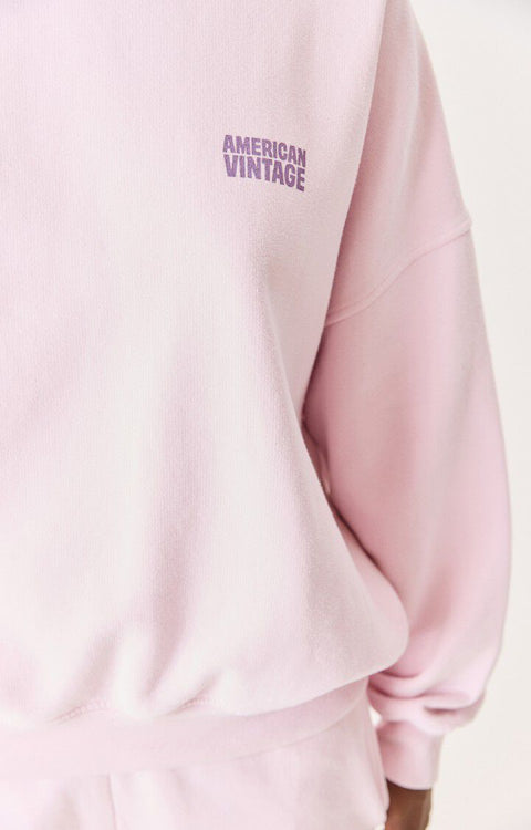 American Vintage - PLIZZY VINTAGE SWEATER - PETALE VINTAGE