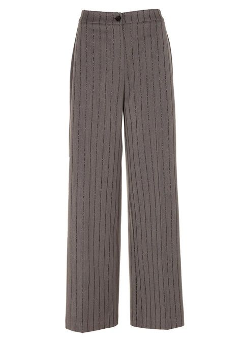 Freebird Icons - Phileine - Grey lurex pinstripe