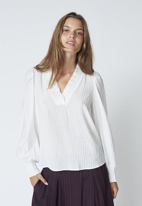 Co couture - Blouse ShinaCC V-blouse - Off white