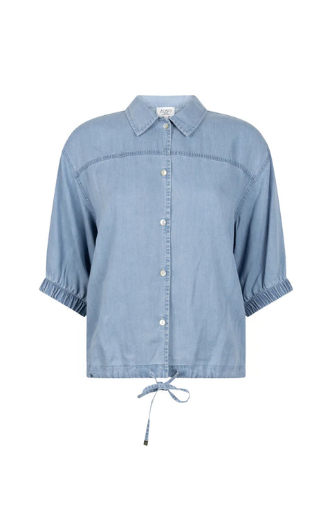 Zoso - 261Maaike - Light denim / blouse
