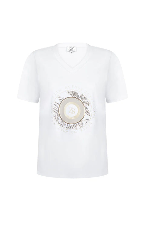 Zoso - 262 Journey - White/sage / top