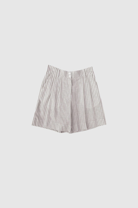With Black - WBLBIANCA SHORTS - SUMMER GREY