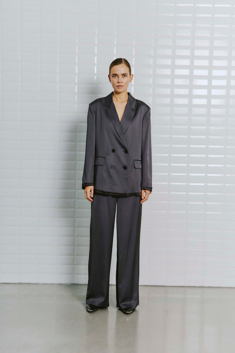 With Black - WBLDAGMAR Blazer - Dark Grey