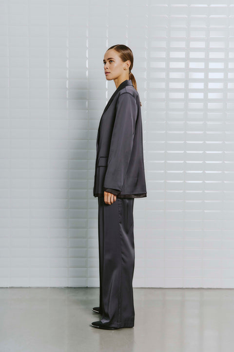 With Black - WBLDAGMAR Blazer - Dark Grey