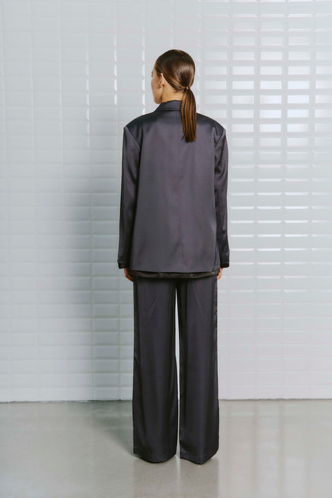 With Black - WBLDAGMAR Blazer - Dark Grey