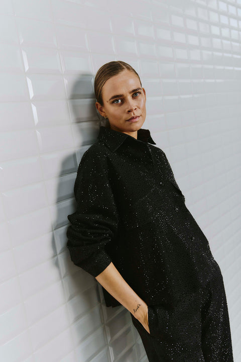 With Black - WBLDAYANA Jacket - Black Denim