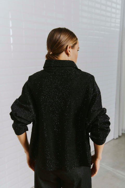 With Black - WBLDAYANA Jacket - Black Denim