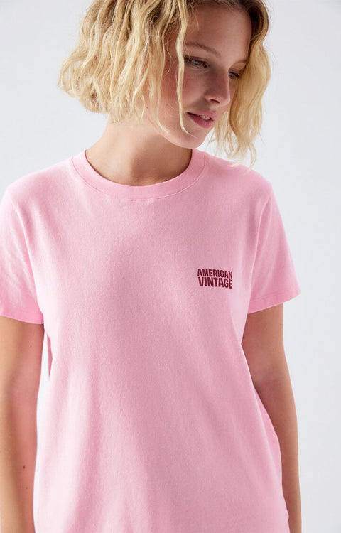 American Vintage - YKOBOW T-SHIRT - Candy