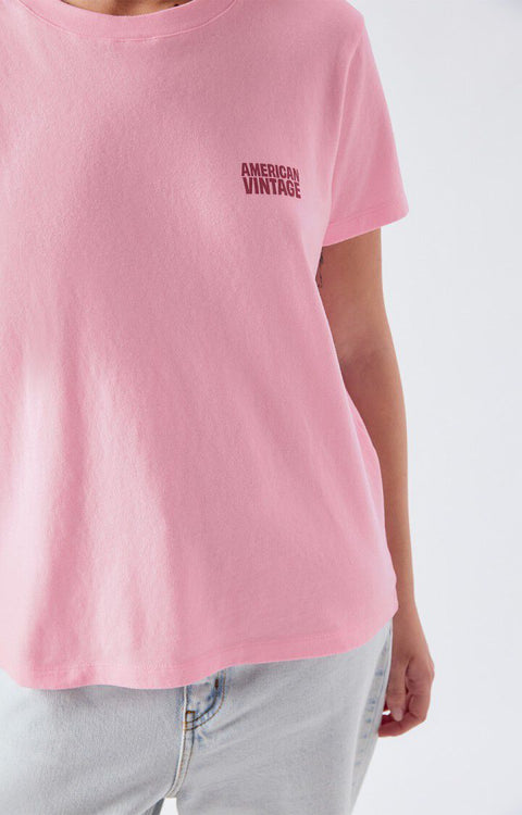 American Vintage - YKOBOW T-SHIRT - Candy