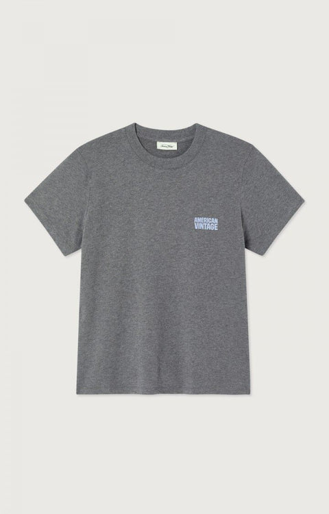 American Vintage - YKOBOW T-SHIRT - Granite chine