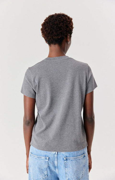 American Vintage - YKOBOW T-SHIRT - Granite chine