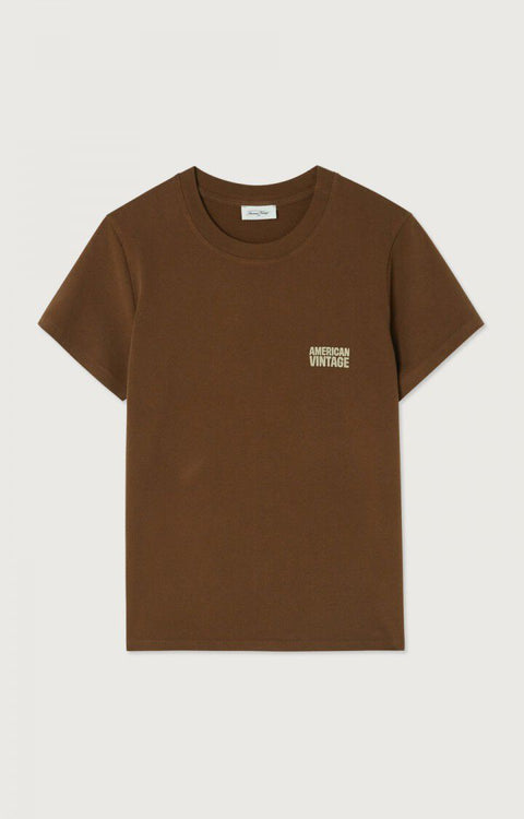 American Vintage - YKOBOW T-SHIRT - Moka