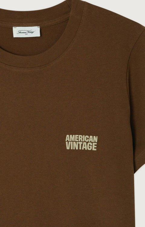 American Vintage - YKOBOW T-SHIRT - Moka