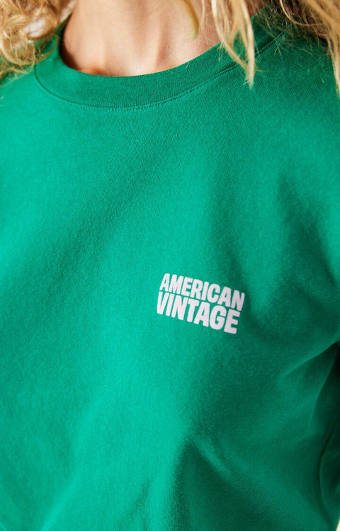American Vintage - YKOBOW T-SHIRT - Spiruline