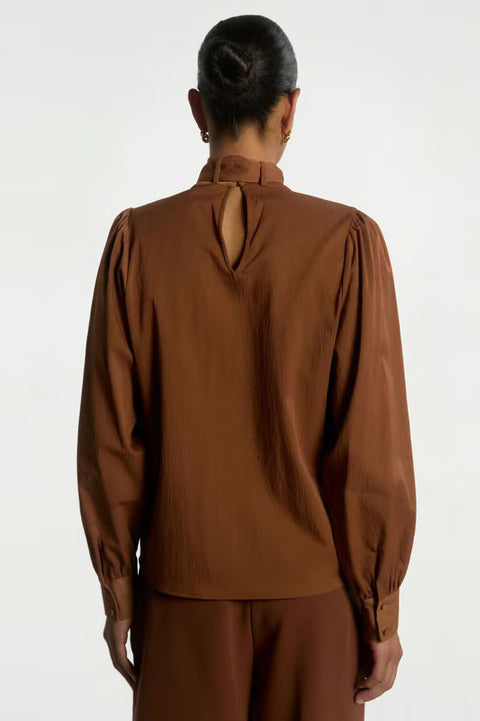 Aaiko - BOWI CRINKLE RAY 548 - 191227 SORREL HO / blouse