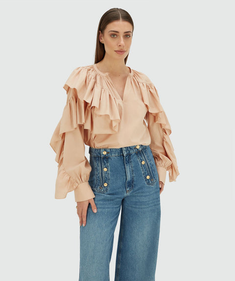 Josh V - JV-2603-0108 - 813 dusty pink / blouse