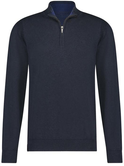 Fellows - 99.1104 Pullover Half zip Icon - 111 Dark Navy