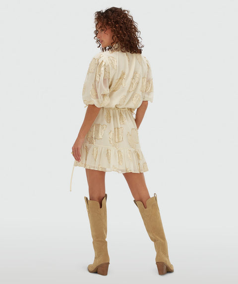 Josh V - JV-2604-0407 - 422 creme white / jurk