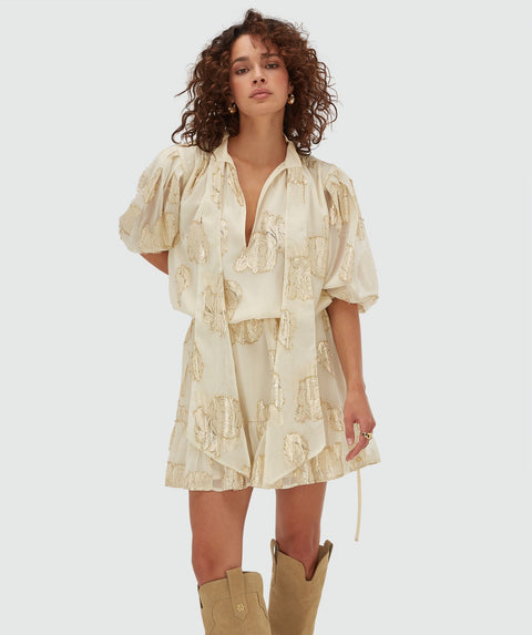 Josh V - JV-2604-0407 - 422 creme white / jurk