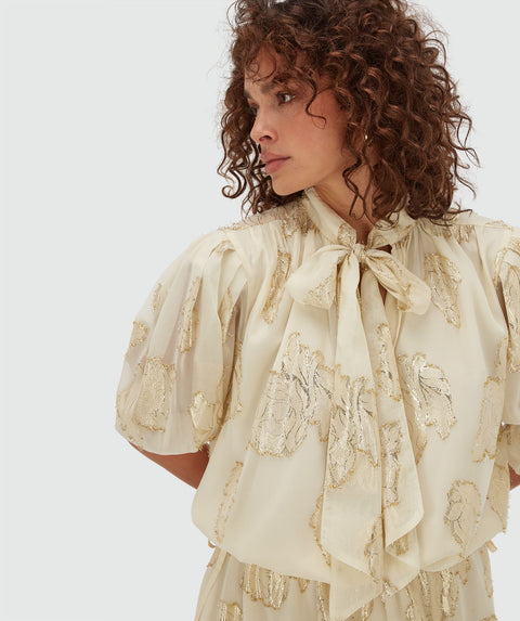 Josh V - JV-2604-0407 - 422 creme white / jurk