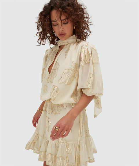 Josh V - JV-2604-0407 - 422 creme white / jurk