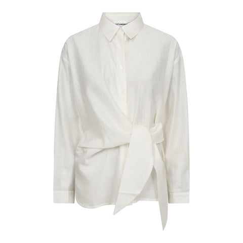 Co couture - IdinaCC Tie shirt - Offwhite 11