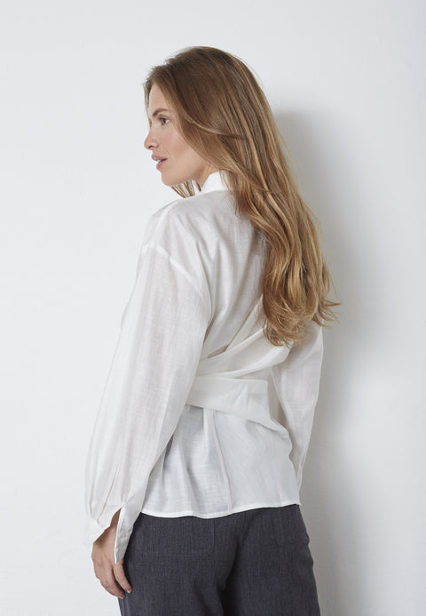 Co couture - IdinaCC Tie shirt - Offwhite 11