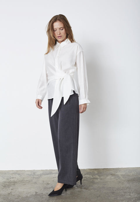 Co couture - IdinaCC Tie shirt - Offwhite 11