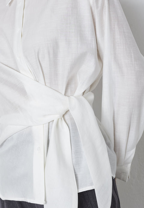 Co couture - IdinaCC Tie shirt - Offwhite 11