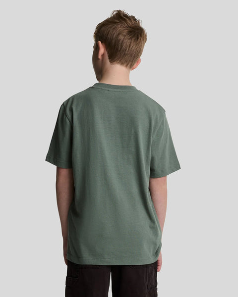 Lyle & Scott - TSB2205V Linen T-Shirt - X583 Green Mercurial