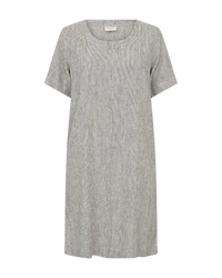 Freequent - 206288 FQLAVA-DRESS - COFFEE BEAN/STAR OFFWHITE / jurk