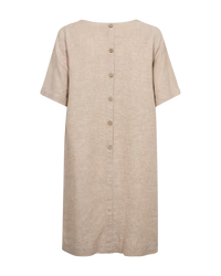 Freequent - 208144 FQLAVASI-DRESS - SAND MELANGE/SILVER / jurk
