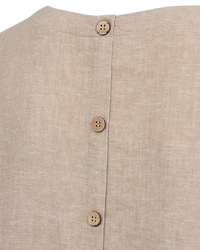 Freequent - 208144 FQLAVASI-DRESS - SAND MELANGE/SILVER / jurk