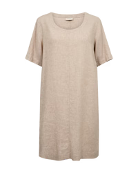 Freequent - 208144 FQLAVASI-DRESS - SAND MELANGE/SILVER / jurk